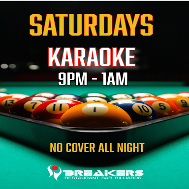 Saturday Karaoke @9PM